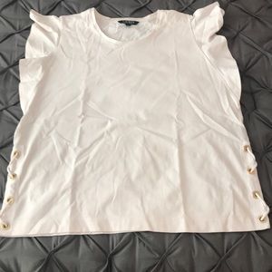 Raulph Lauren Flutter Sleeve Top